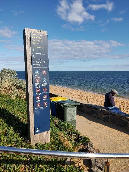 Sunday Stroll along the Black Rock Beach